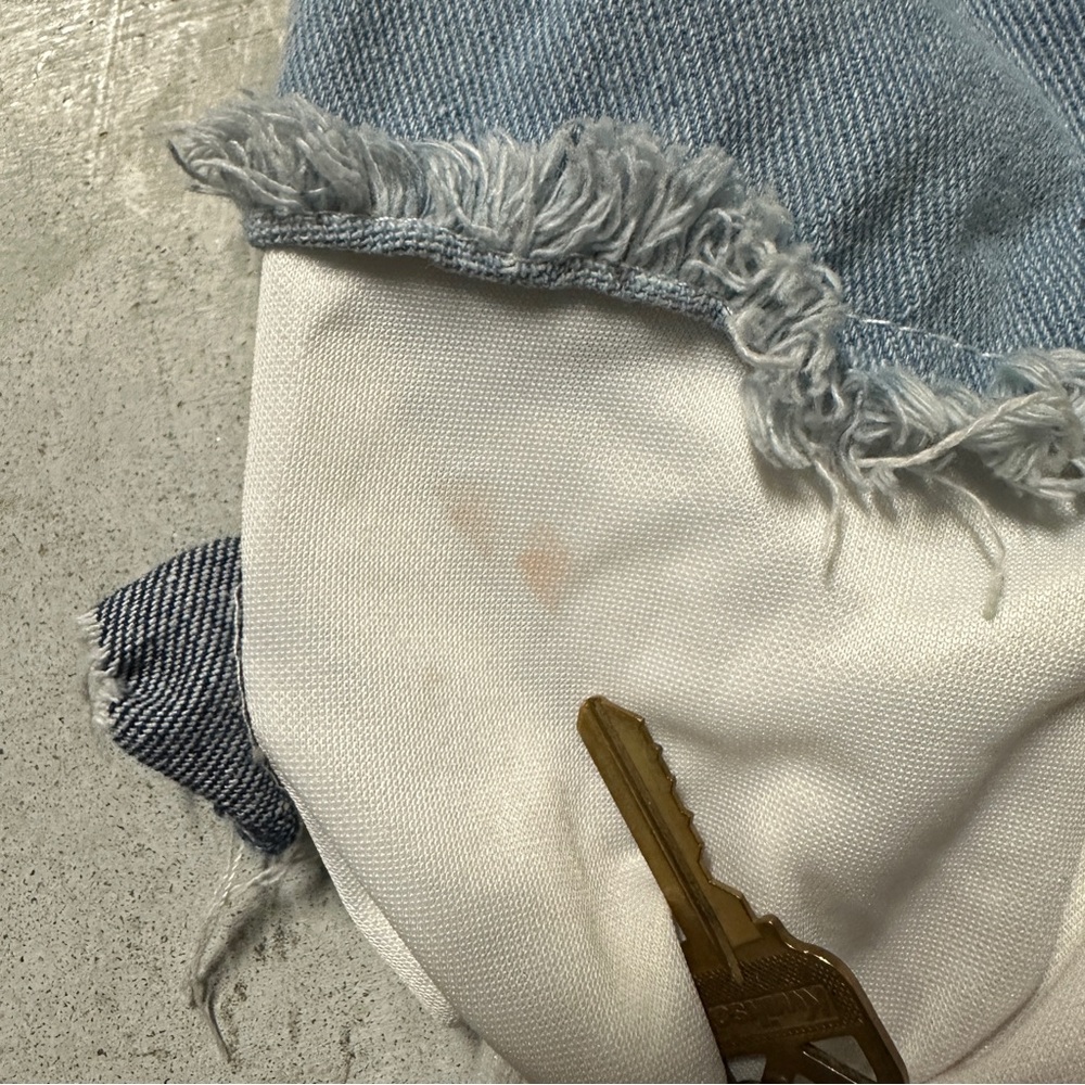 Hoodie Denim Jacket Sweatshirt - Picture 6 of 15